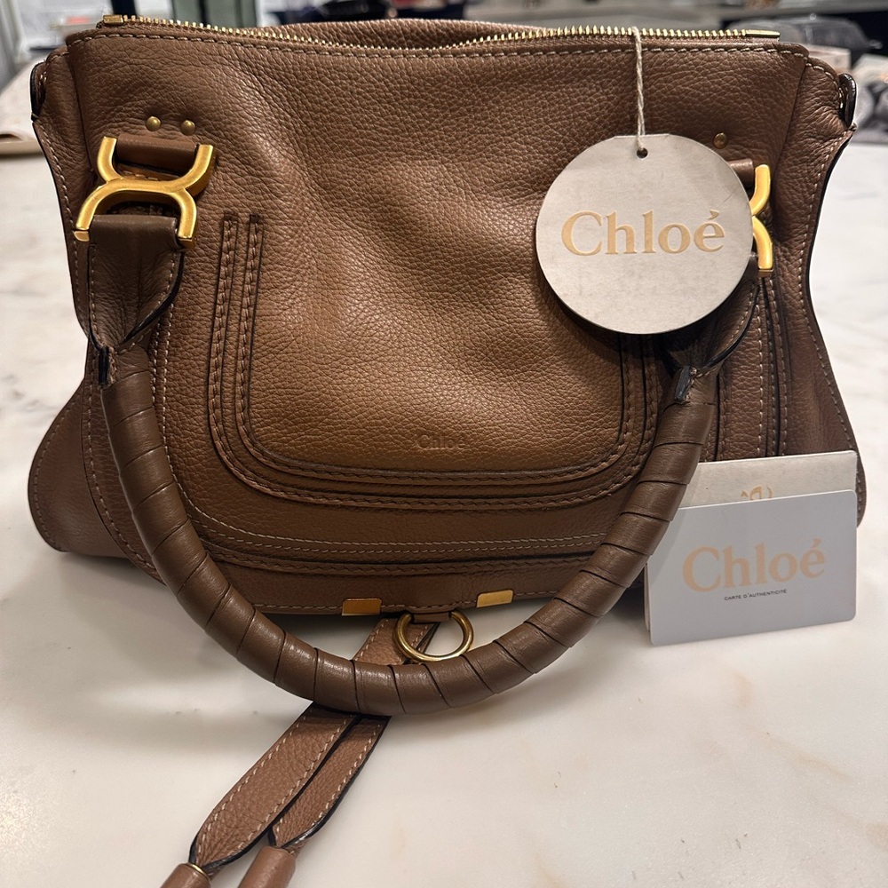 Tan Medium Chloé Marcie Bag